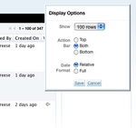 Display Options